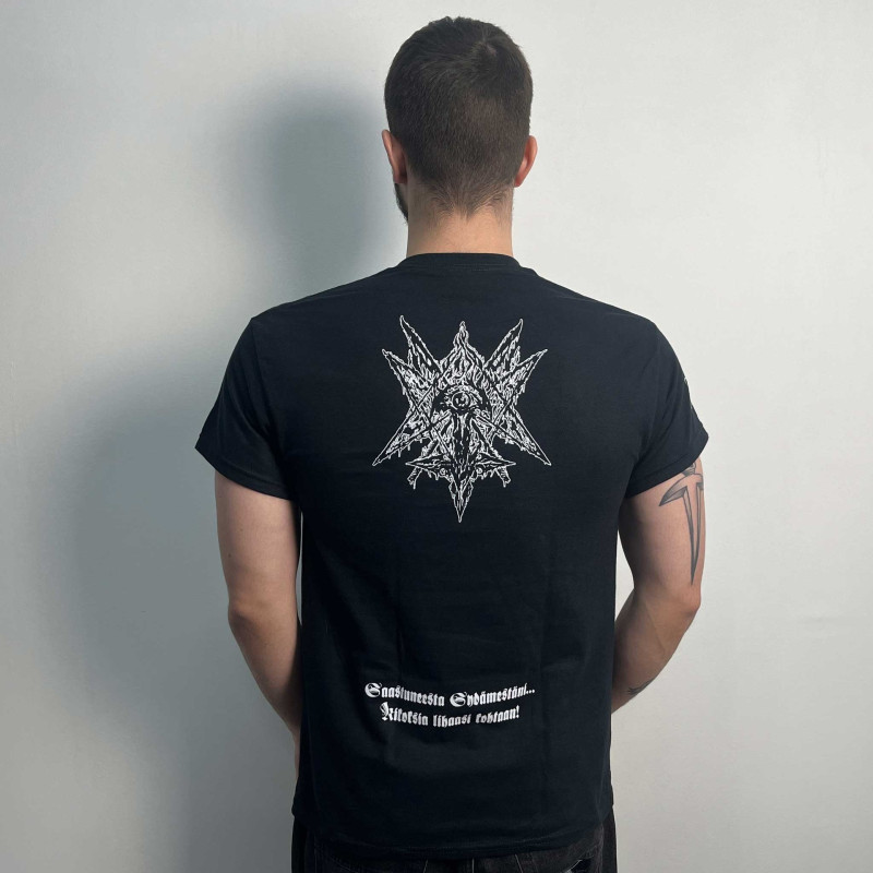 Футболка Horna - Envaatnags Eflos Solf Esgantaavne (Gildan) чорна