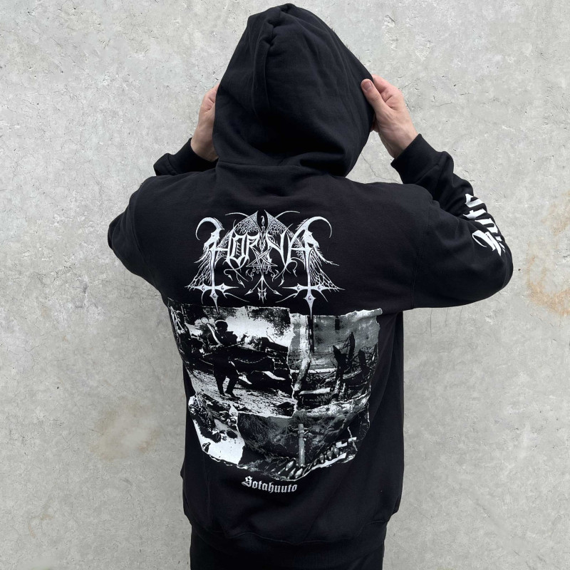 Худі Horna - Sotahuuto (B&C) чорне