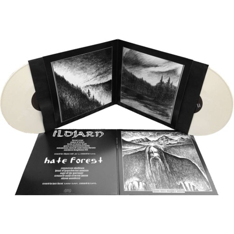 Hate Forest / Ildjarn - Those Once Mighty Fallen 2LP (Gatefold Cream Vinyls)
