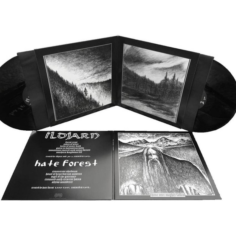 Ildjarn / Hate Forest - Those Once Mighty Fallen 2LP (Gatefold Black Vinyl)