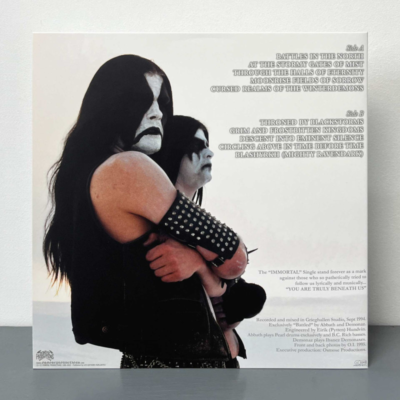 Immortal - Battles In The North LP (Gatefold Clear/White Galaxy Vinyl)