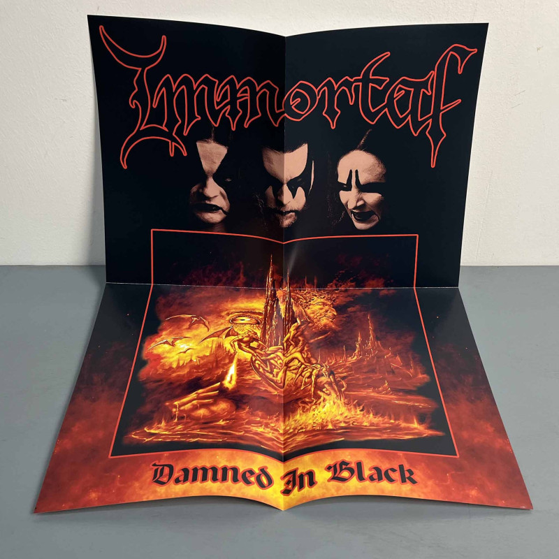Immortal - Damned In Black (Alternative Artwork) LP (Gatefold Oxblood & Orange Crush Swirl Vinyl)