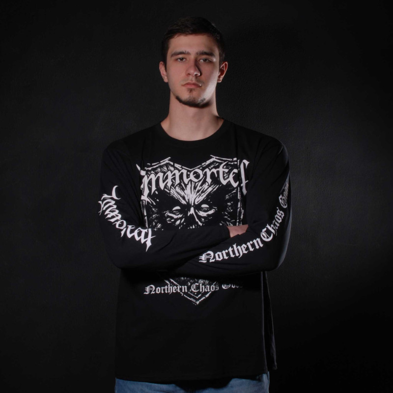 Лонгслів Immortal - Northern Chaos Gods (Gildan) чорний