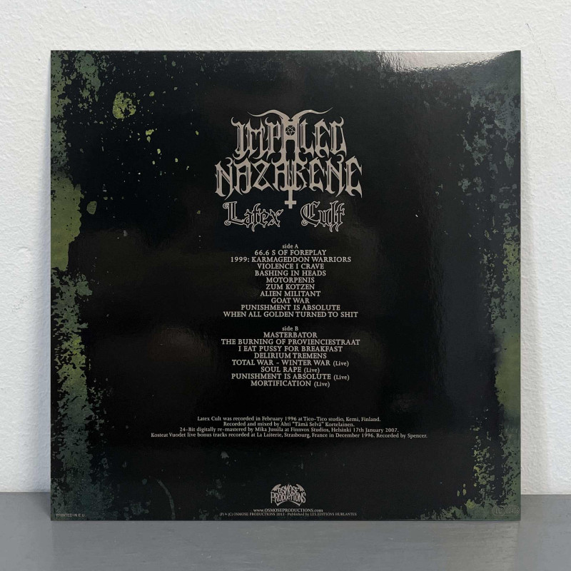 Impaled Nazarene - Latex Cult LP (Gatefold Yellow / Blue Vinyl) (Donation Edition)