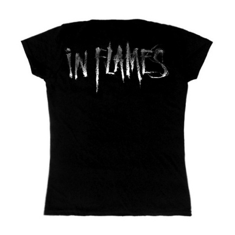 Футболка жіноча In Flames череп