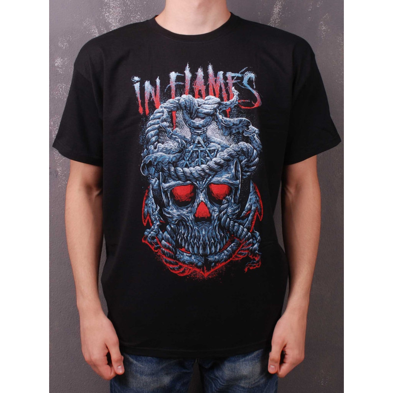 Футболка In Flames череп