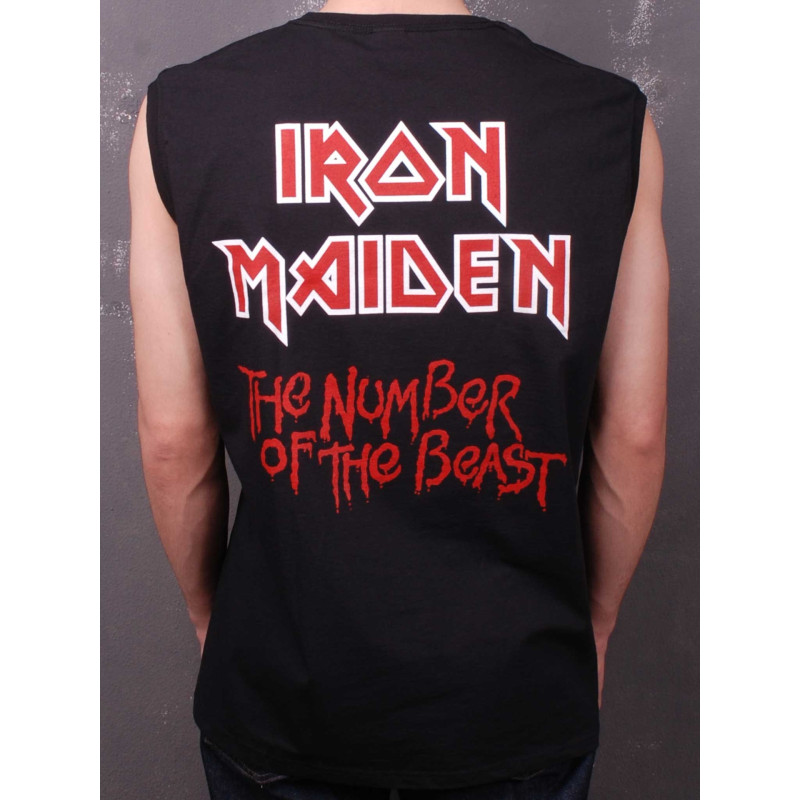 Безрукавка Iron Maiden - The Number Of The Beast чорна