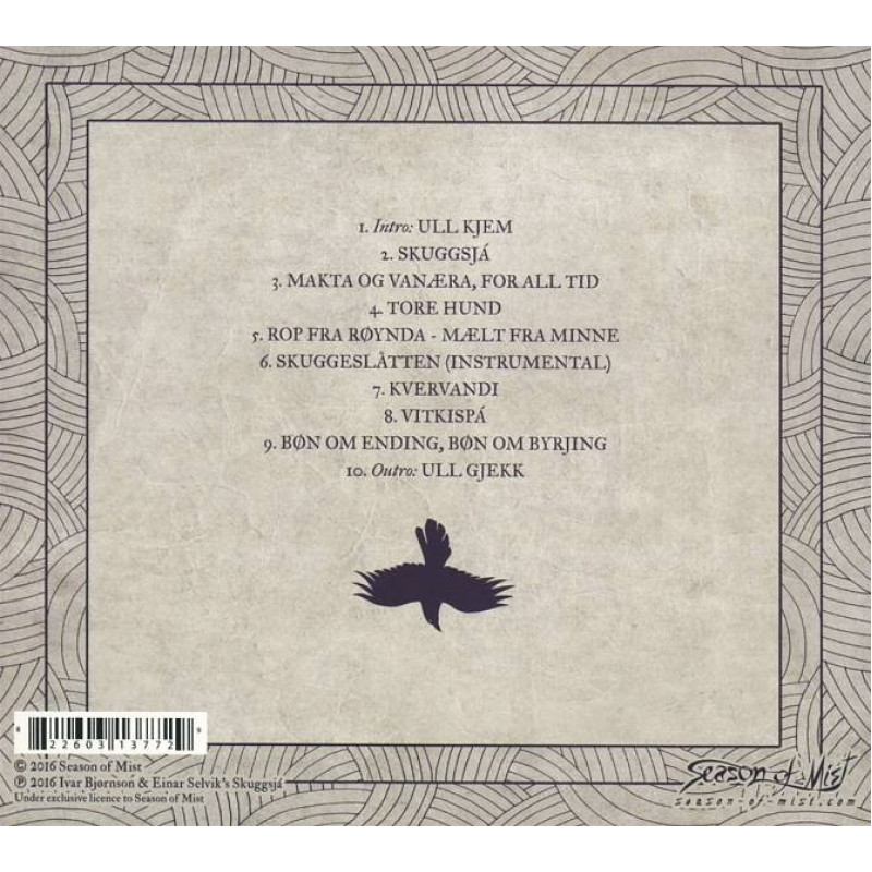 Ivar Bjornson & Einar Selvik - Skuggsja (A Piece For Mind & Mirror) CD Digi