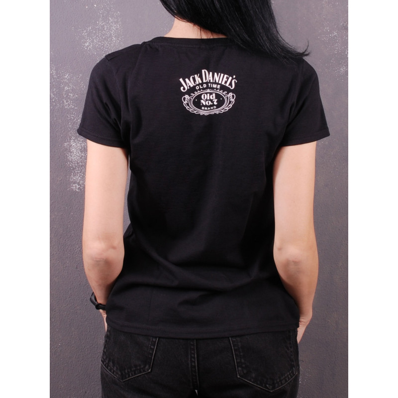 Футболка жіноча Jack Daniels чорна