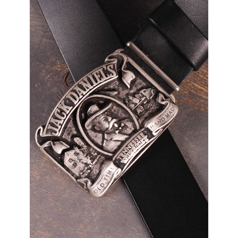 Ремінь шкіряний Jack Daniels Portrait чорний