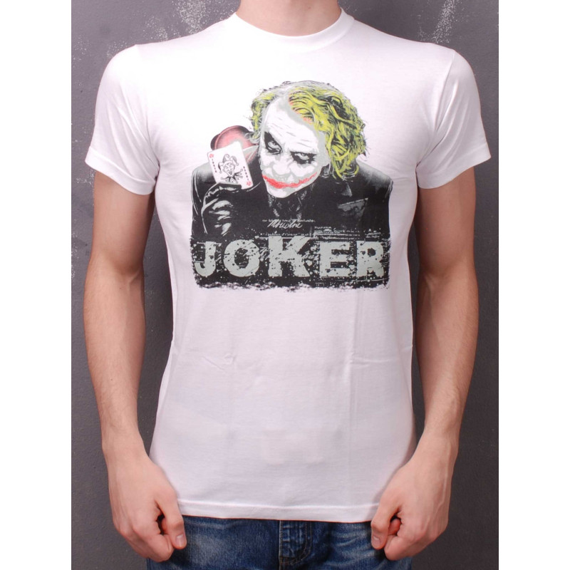 Футболка Joker с картой біла