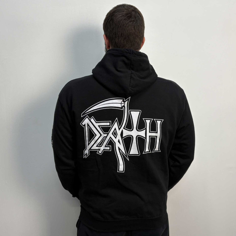 Худі Death Logo White (AWDis) чорне