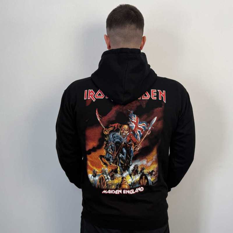 Худі Iron Maiden - Maiden England (AWDis) чорне