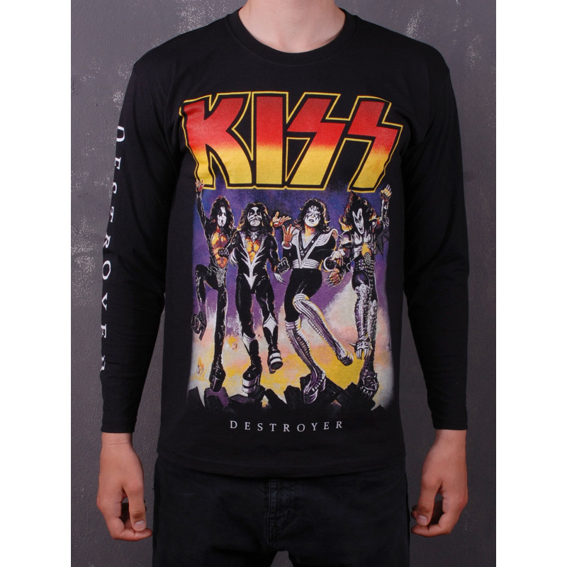 Лонгслів Kiss - Destroyer (FOTL) чорний