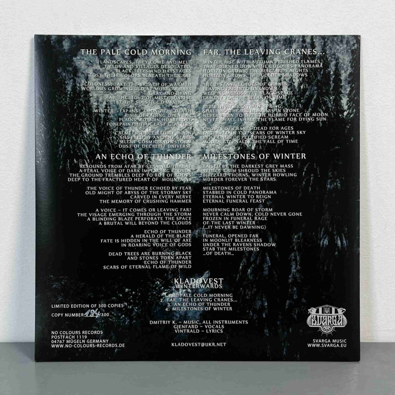 Kladovest - Winterwards LP (Black Vinyl)