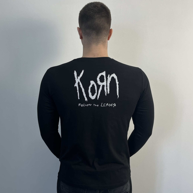Лонгслів Korn - Follow The Leader (B&C) чорний