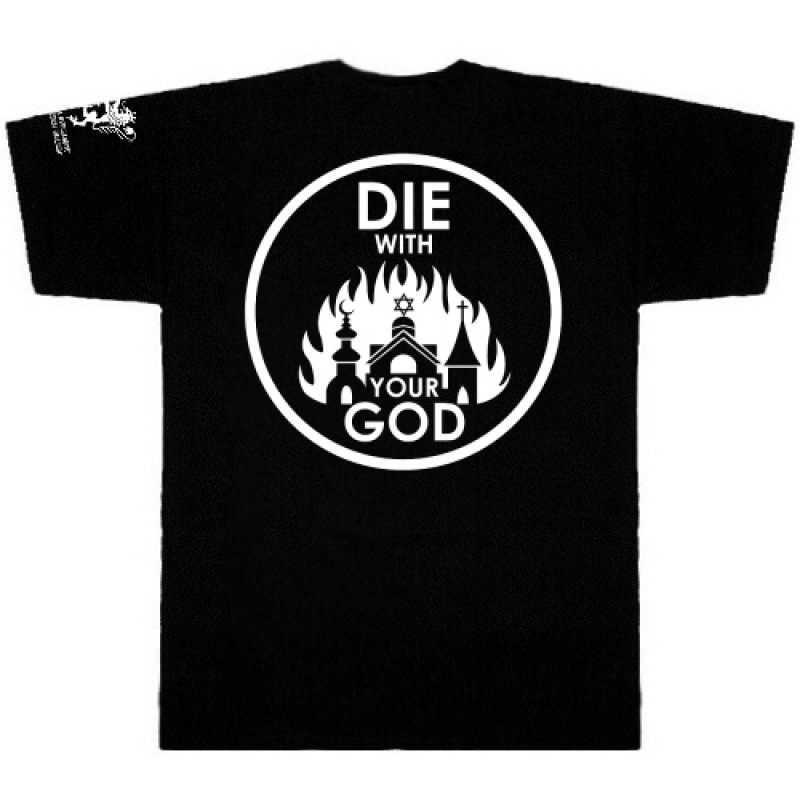Футболка Kroda - Die With Your God (Logo) чорна