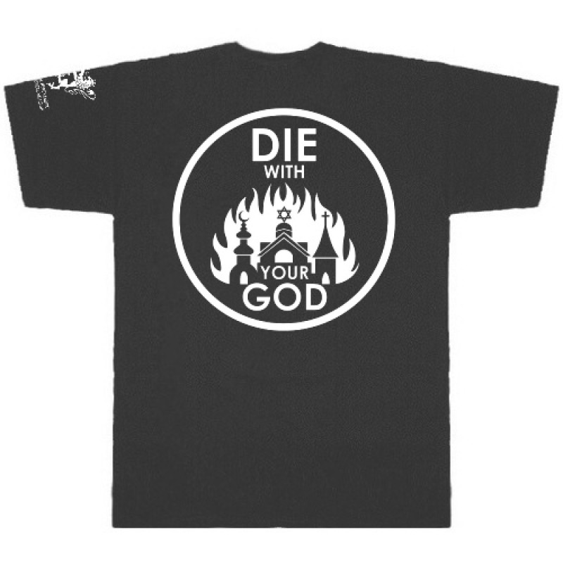 Футболка Kroda - Die With Your God (Logo) сіра