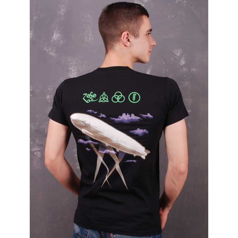 Футболка Led Zeppelin Green Logo