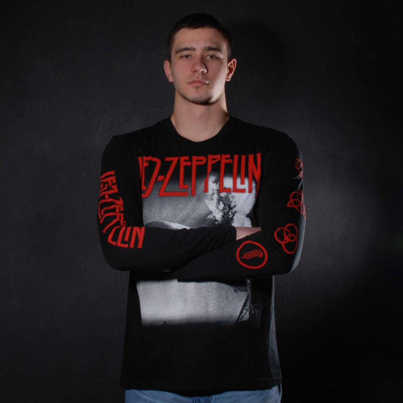 Лонгслів Led Zeppelin I (Gildan) чорний