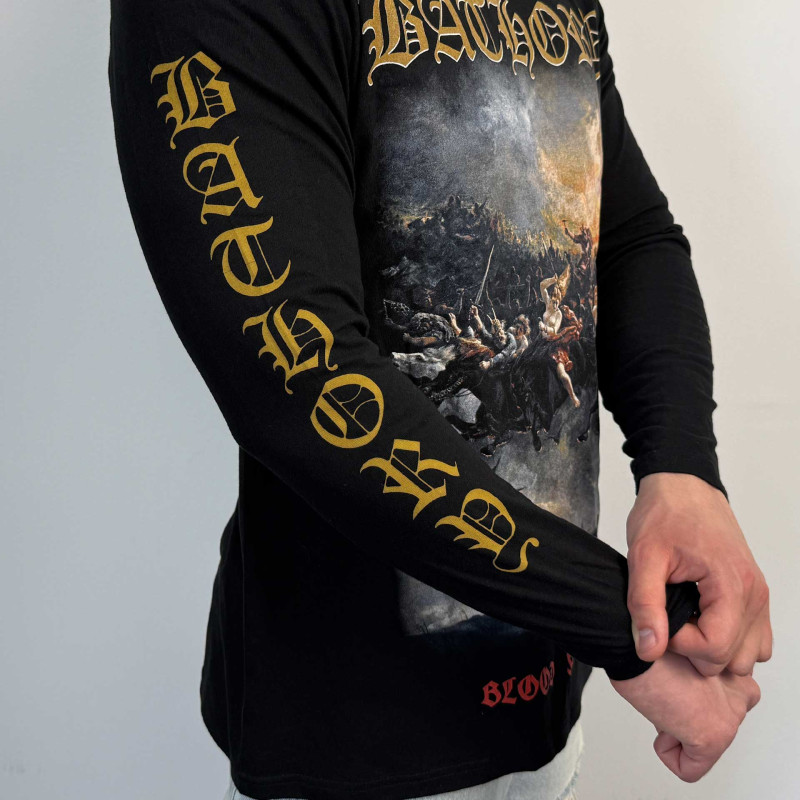 Лонгслів Bathory - Blood Fire Death (B&C) чорний