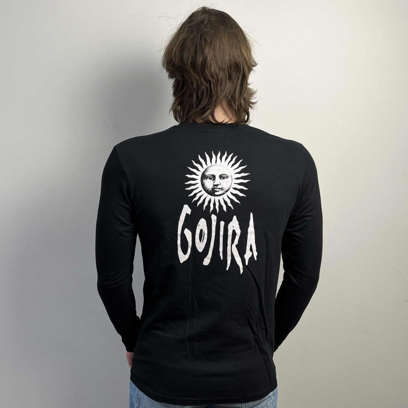 Лонгслів Gojira - Magma (B&C) чорний