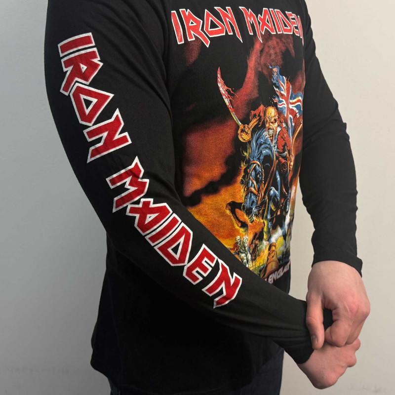 Лонгслів Iron Maiden - Maiden England (B&C) чорний