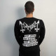 Лонгслів Mayhem - Deathcrush (B&C) чорний