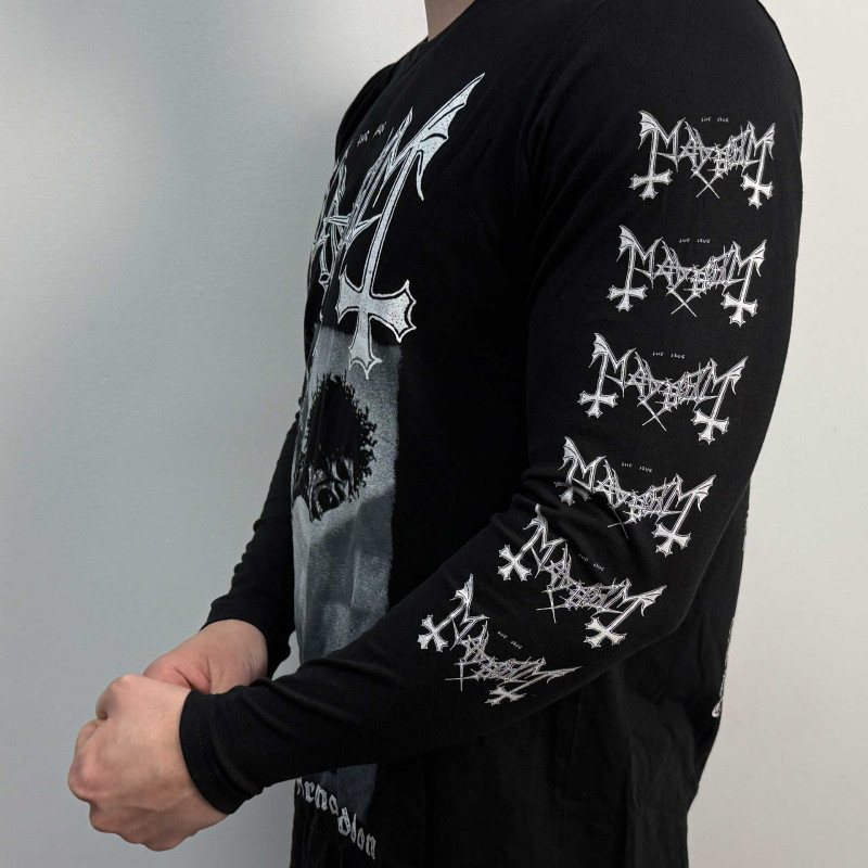 Лонгслів Mayhem - Pure Fucking Armageddon (B&C) чорний