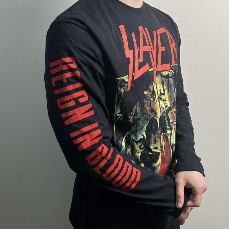 Лонгслів Slayer - Reign In Blood (B&C) чорний