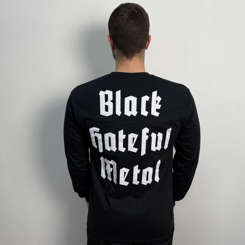 Лонгслів Veles - Black Hateful Metal (Gildan) чорний