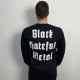 Лонгслів Veles - Black Hateful Metal (Gildan) чорний