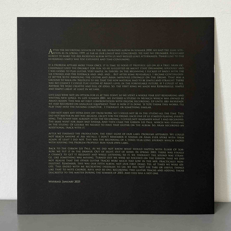 Lunar Aurora - Elixir Of Sorrow 2LP (Black Vinyl)
