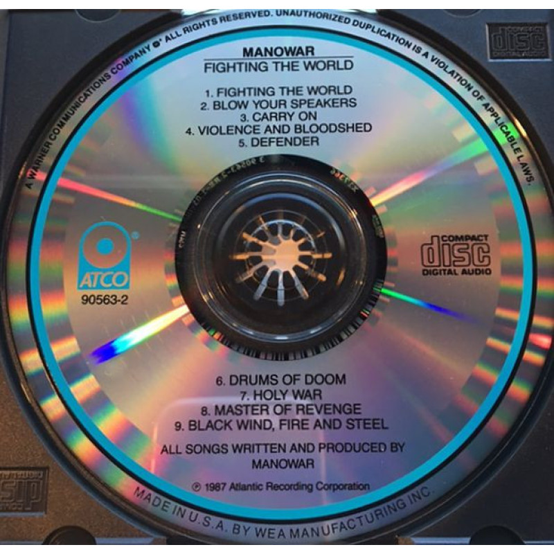 Manowar - Fighting The World CD