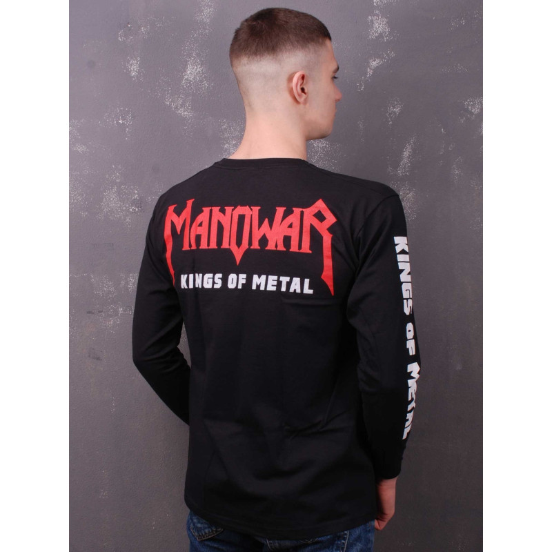 Лонгслів Manowar - Kings Of Metal (FOTL) чорний