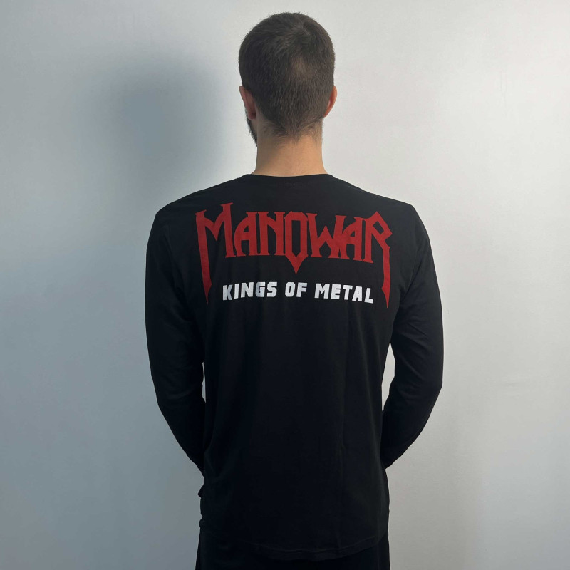 Лонгслів Manowar - Kings Of Metal (B&C) чорний