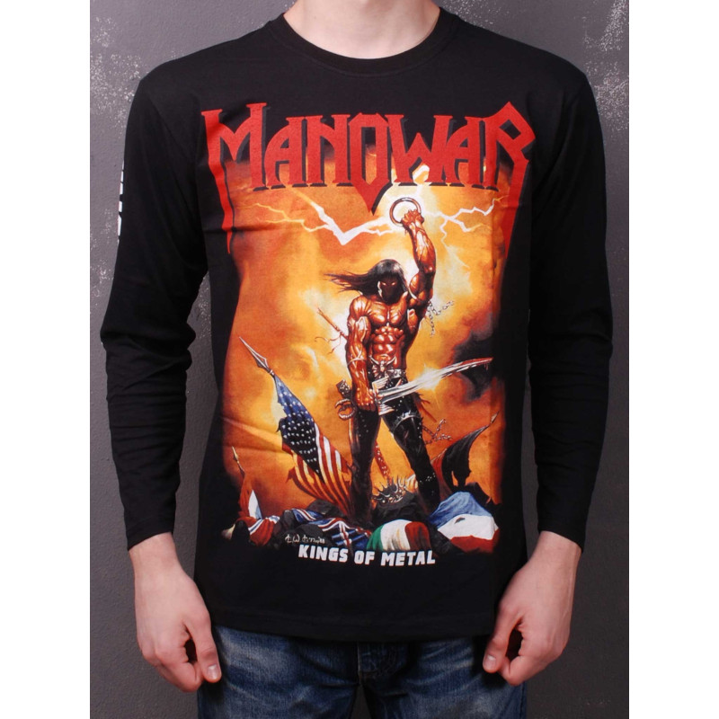 Лонгслів Manowar - Kings Of Metal (FOTL) чорний