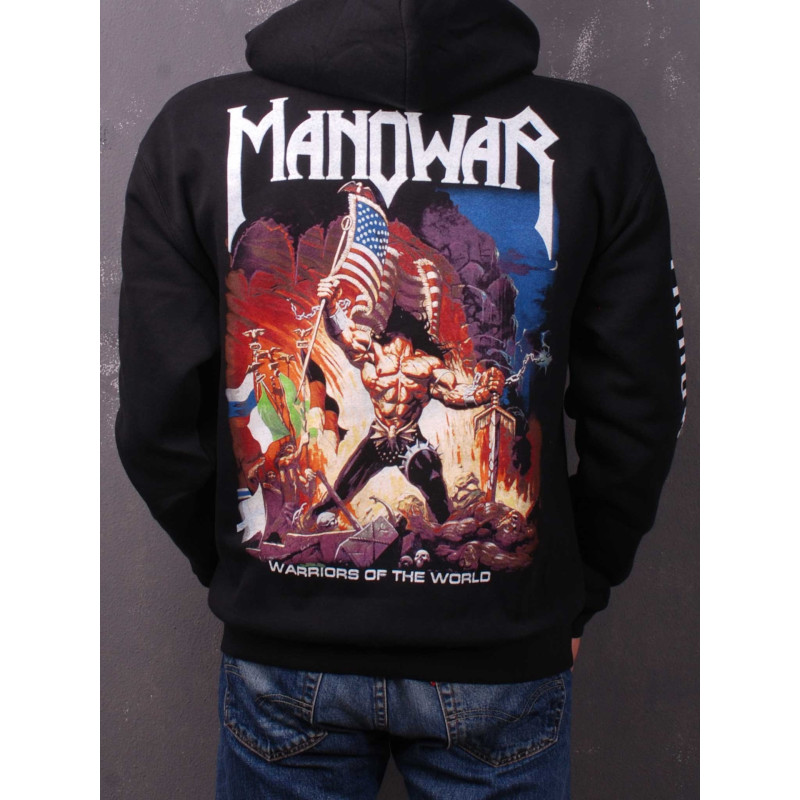 Зіп худі Manowar - Warriors Of The World