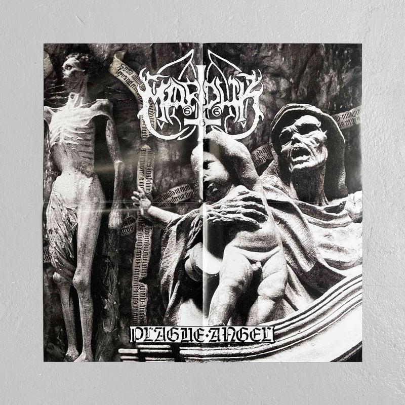 Marduk - Plague Angel LP (Gatefold White/Black Marble Vinyl)