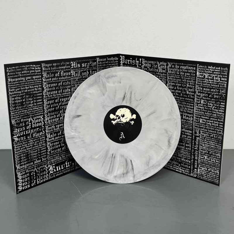 Marduk - Plague Angel LP (Gatefold White/Black Marble Vinyl)