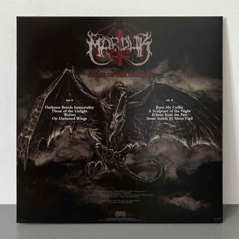 Marduk - Those Of The Unlight LP (Gatefold Ultra Clear Red/Black Smoke Vinyl)