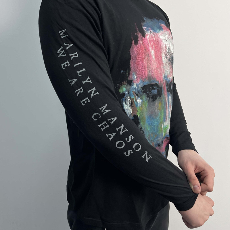 Лонгслів Marilyn Manson - We Are Chaos (B&C) чорний
