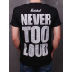 Футболка Marshall - Never Too Loud