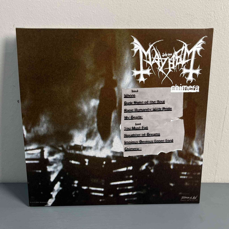 Mayhem - Chimera LP (Gatefold Crystal Clear And Black Marbled Vinyl)