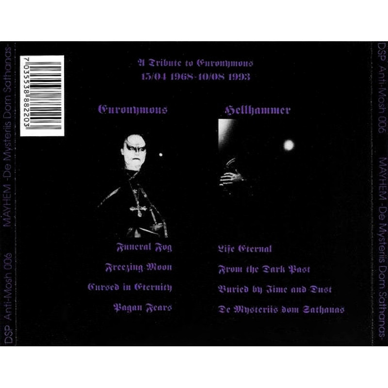 Mayhem - De Mysteriis Dom Sathanas CD