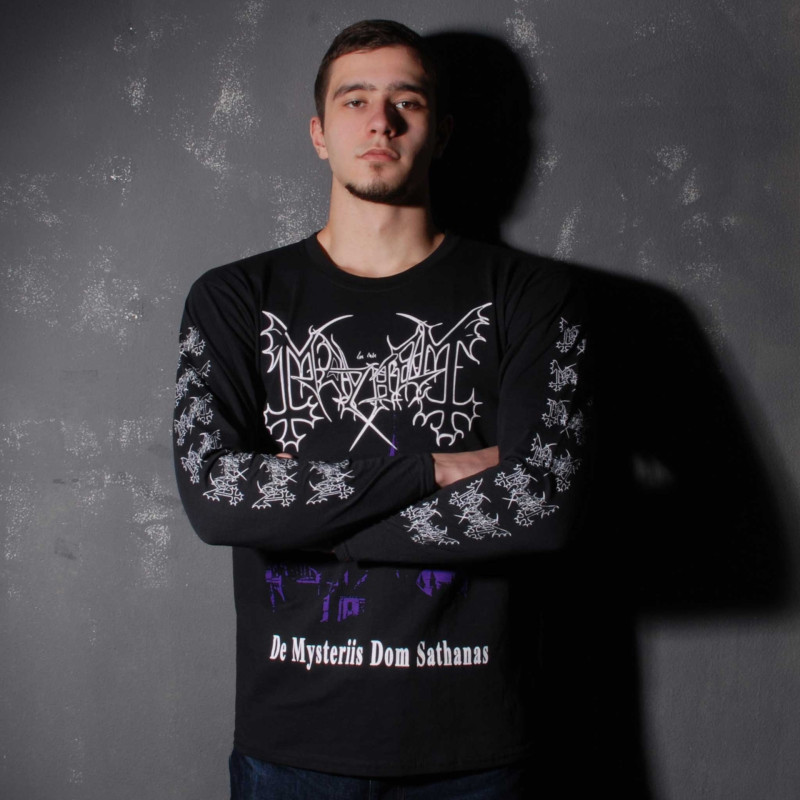 Лонгслів Mayhem - De Mysteriis Dom Sathanas (FOTL) чорний