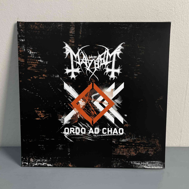 Mayhem - Ordo Ad Chao LP (Gatefold Yellow And Red Marbled Vinyl)