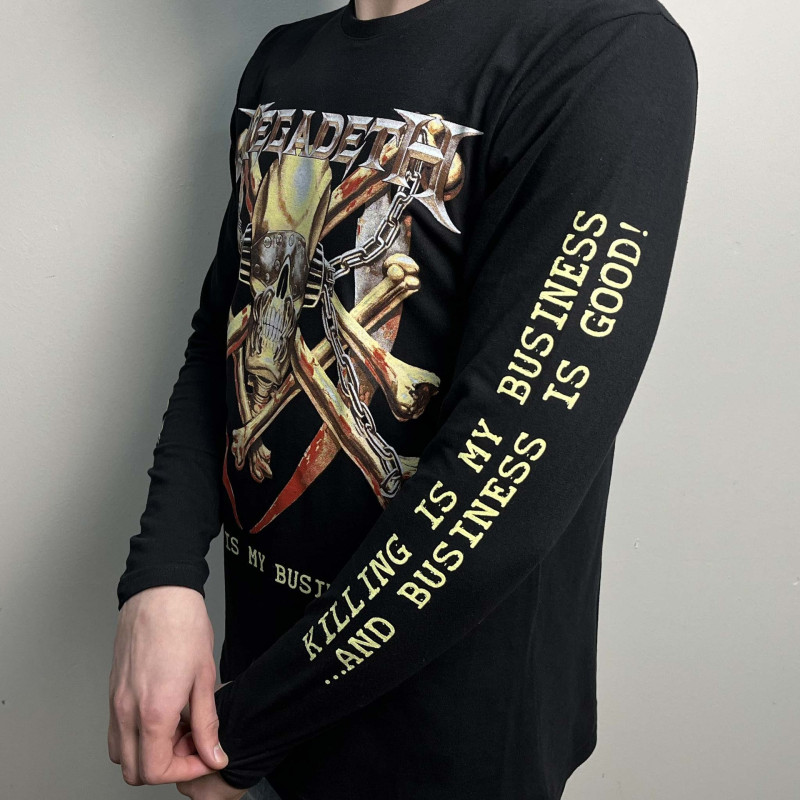 Лонгслів Megadeth - Killing Is My Business... (B&C) чорний