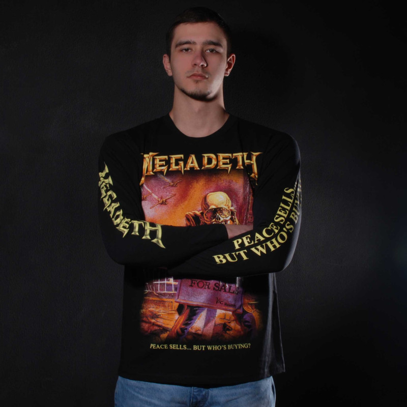 Лонгслів Megadeth - Peace Sells... But Who's Buying? (FOTL) чорний