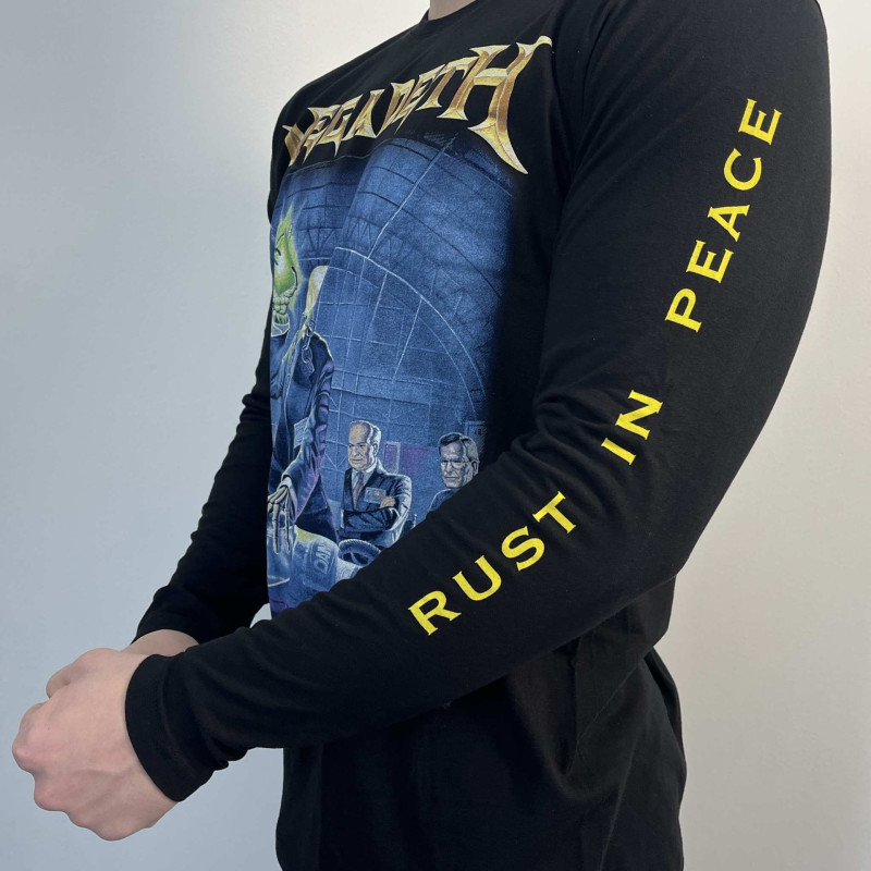 Лонгслів Megadeth - Rust In Peace (B&C) чорний
